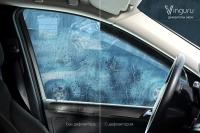 Дефлекторы окон Vinguru Hyundai Solaris 2011- хб накладные скотч к-т 4 шт., материал литьевой поликарбонат